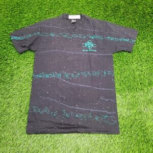 Vintage 80s Village Beach Club Shirt M 19x28 North-Carolina